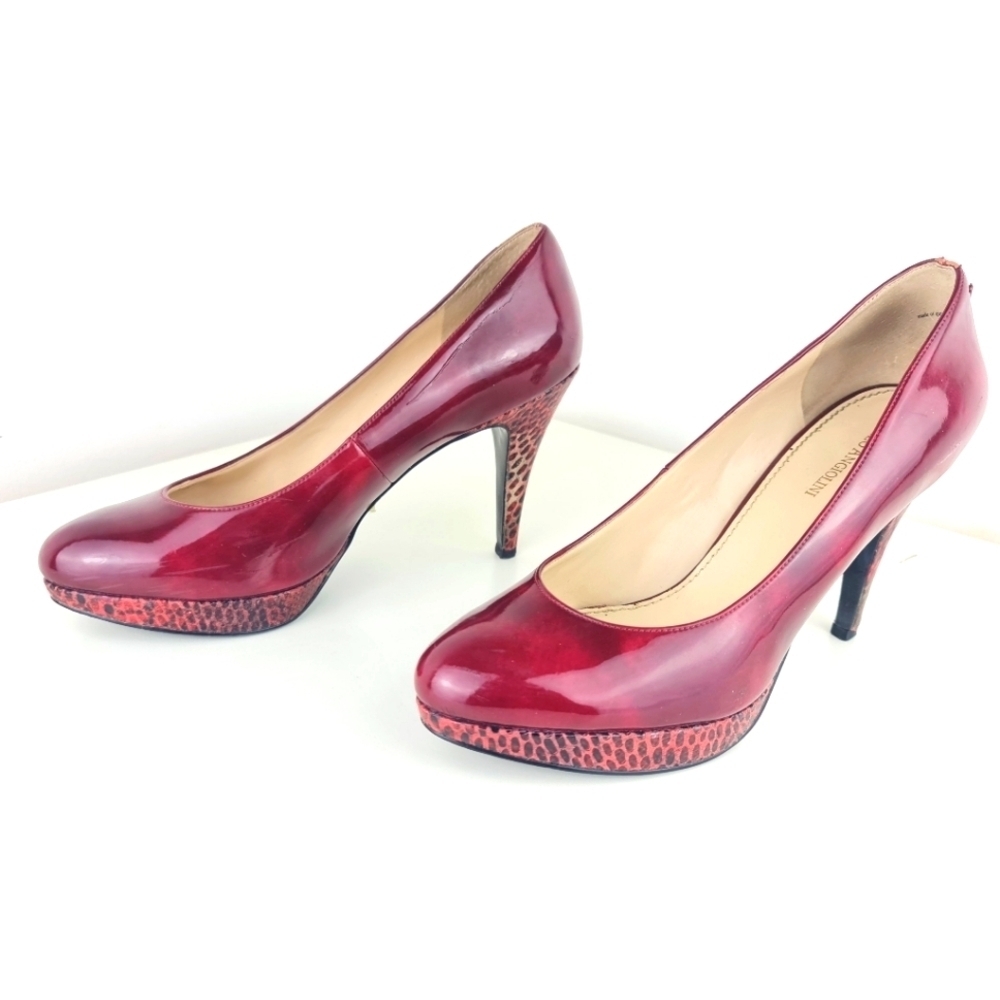 Enzo Angiolini Womens Dress Shoes Patent Leather Red Size 9M
